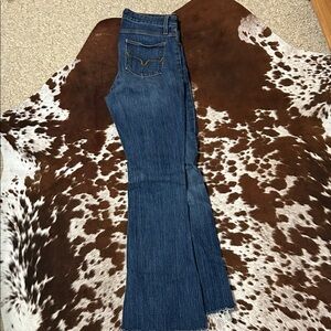 Kimes Ranch Dark Blue Flare Jeans
